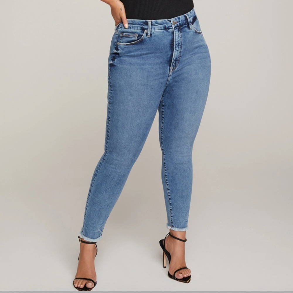 Good American Jeans - GOOD WAIST CROP | BLUE633 - BLUE633